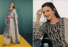 Actress Gauahar Khan ropes in charm with ethnic wear for a virtual event ! Actress Gauahar Khan ropes in charm with ethnic wear for a virtual event !