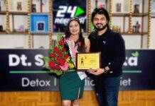 Dt Sunny Gupta felicitates Chandni Shah as ‘Fittest Mom of Surat’ for her exception weight loss journey Dt Sunny Gupta felicitates Chandni Shah as 'Fittest Mom of Surat' for her exception weight loss journey