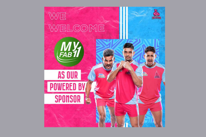 Pro Kabaddi League 2021: Myfab11 Signs On As Powered By Sponsor Of Jaipur Pink Panther For The 2021-22 Edition Of Pro Kabaddi League