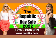 OMBIKA Great Discounted Republic Day Sale: Great Deals for the Indian Online Shoppers OMBIKA Great Discounted Republic Day Sale: Great Deals for the Indian Online Shoppers