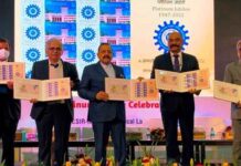 Special postage stamp released to commemorate Platinum Jubilee of CSIR-NPL Special postage stamp released to commemorate Platinum Jubilee of CSIR-NPL