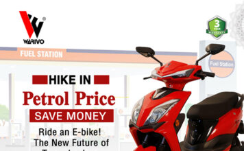 A hike in petrol prices. Save money by riding an e-bike! The new future of two-wheelers A hike in petrol prices. Save money by riding an e-bike! The new future of two-wheelers