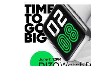 DIZO, by realme TechLife to launch DIZO Watch D smartwatch with the biggest display in its segment on Jun 7 DIZO by realme TechLife to launch DIZO Watch D smartwatch with the biggest display in its segment on Jun 7