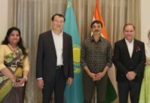 H.E Nawab Mir Nasir Ali Khan – Honorary Consul, Consulate of the Republic of Kazaksthan hosted a visit of Mr. Kairat Torebaeyav – Honorable Vice Minister for Trade and Integration of the Republic of Kazakhstan H.E Nawab Mir Nasir Ali Khan Honorary Consul Consulate of the Republic of Kazaksthan hosted a visit of Mr. Kairat Torebaeyav