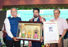 UCCIL Lauds Mahima Mishra’s Entrepreneurial Acumen, Philanthropic Spirit; Confers Coveted Award Shri Mahimananda Mishra, Orissa Stevedores Limited, OSL, Utkal Chamber of Commerce & Industry Limited, UCCIL, Lifetime Achievement Award 2023, OSL Group, Mahima Mishra,