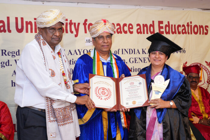 Esteemed Ayurvedic Doctor of Punjab Dr. Mukesh Sharda Receives Honorary Doctorate Award for excellent services in healing naturally