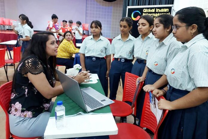 GIIS Ahmedabad Hosted University Connect Program for Grade 10 to 12 Students with Delegates from 27 US Universities