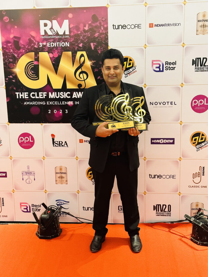 Indian-origin Fiji-born singer Sumeet Tappoo bags three awards at 3rd edition of The CLEF Awards