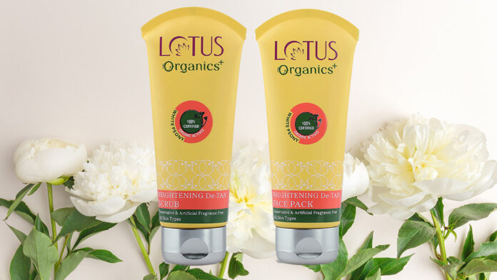 Organic Skincare brand Lotus Organics+ introduces its De-Tan range