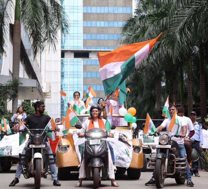 bike rally, Nidarshana Gowani, Kamala Mills, women empowerment, Worli, Mumbai, 77th Independence Day,