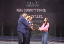 Manu Kumar Singh of NERU SECURITY FORCE INDIA PVT LTD Honored at India Bizz Achievers Awards