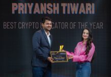 Priyansh Tiwari triumphs at India Bizz Achiever’s Awards 2023 presented by Craftworld Events
