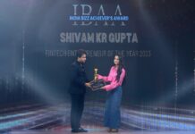 Shivam Kumar Gupta Crowned FINTECH ENTREPRENEUR OF THE YEAR 2023 at India Bizz Achiever’s Awards Shivam Kumar Gupta Crowned FINTECH ENTREPRENEUR OF THE YEAR 2023 at India Bizz Achiever’s Awards