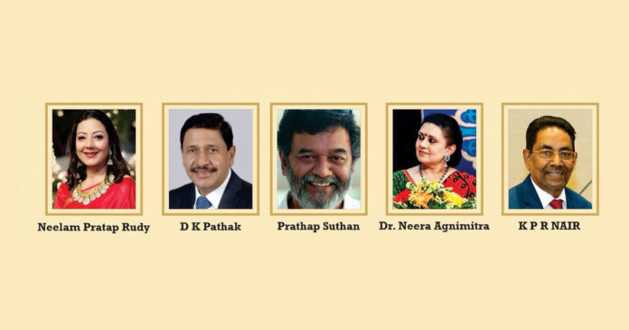 Aalekh Foundation, Women Achievers Awards, Dr. Rennie Joyy, Dr. Neera Agnimitra, Neelam Pratap Rudy, IPS D K Pathak, KPR Nair, Prathap Suthan