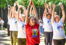 Moscow Celebrates International Yoga Day