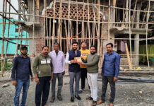 Sumit Ojha Bridges Business and Tradition by Donating Rs. 50,000 for Durga Mandir Construction