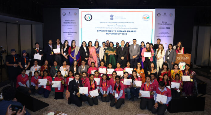 Women in Aviation (WAI) India, GIVING WINGS TO DREAMS - AWARDS 2024,