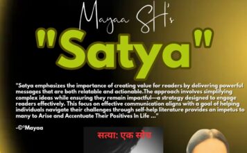 Firebrand Feminist Mayaa SH Conceptualises her book “Satya : Ek Soch ” during Load The Box Book Fair Firebrand Feminist Mayaa SH, Satya : Ek Soch book,