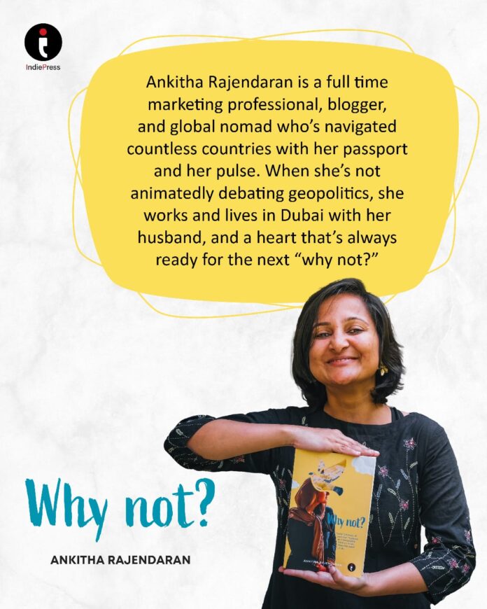 Author Ankitha Rajendaran
