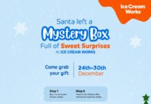 Santa Leaves a Mystery Box of Sweet Surprises at Ice Cream Works