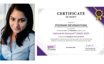 DGCA Officer Capt. Poonam Devrakhyani Secures All India Rank 24 in National AI Olympiad 2025