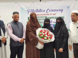 Hafsa Begum Among State Toppers, Brings Pride to MS Education Academy