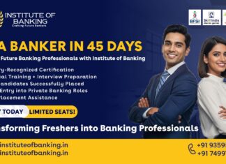 Be a Banker in 45 Days – Building Future Banking Professionals with Institute of Banking