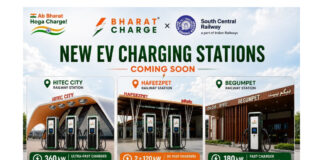 Bharat Charge Announces Association with South Central Railway to Expand Ultra-Fast EV Charging Network