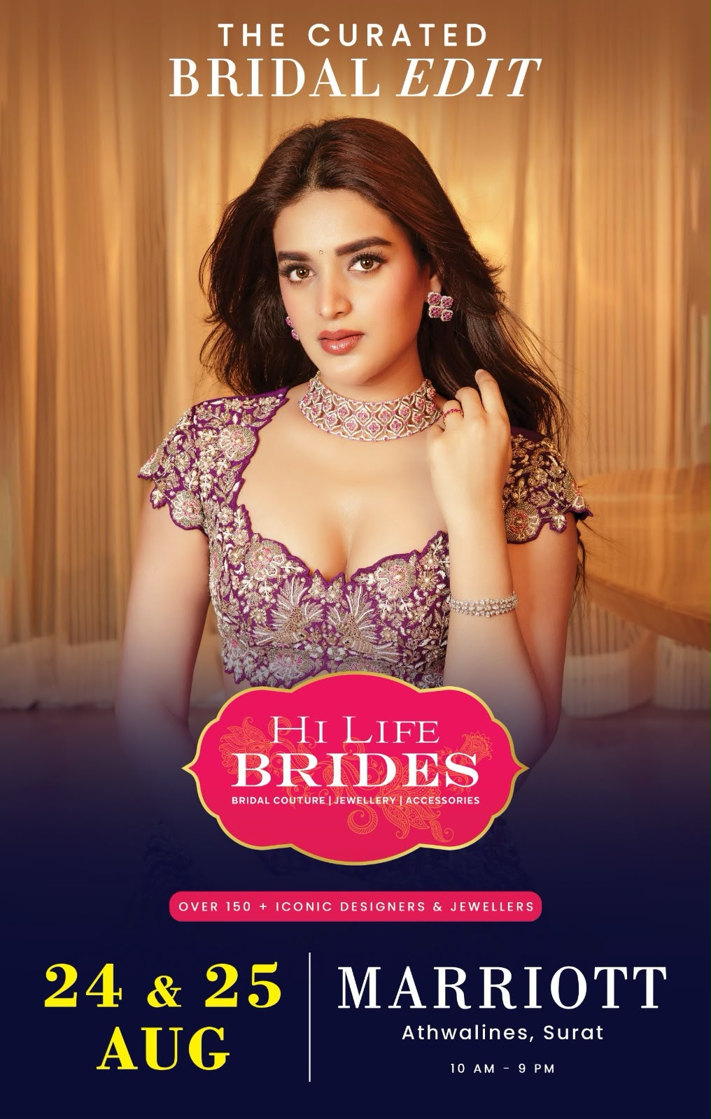 India’s biggest Bridal & Jewellery Exhibition HI LIFE BRIDES start on 24th & 25th August at Hotel Marriott, Surat