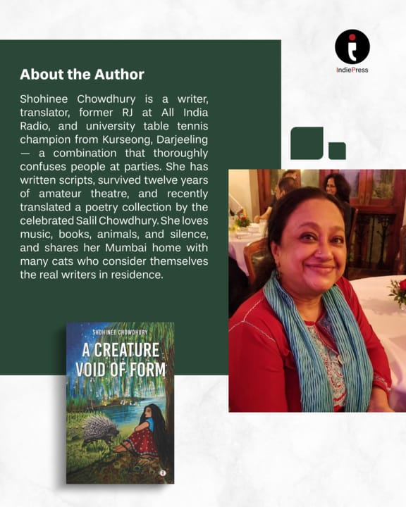 Author Shohinee Chowdhury, Poetry